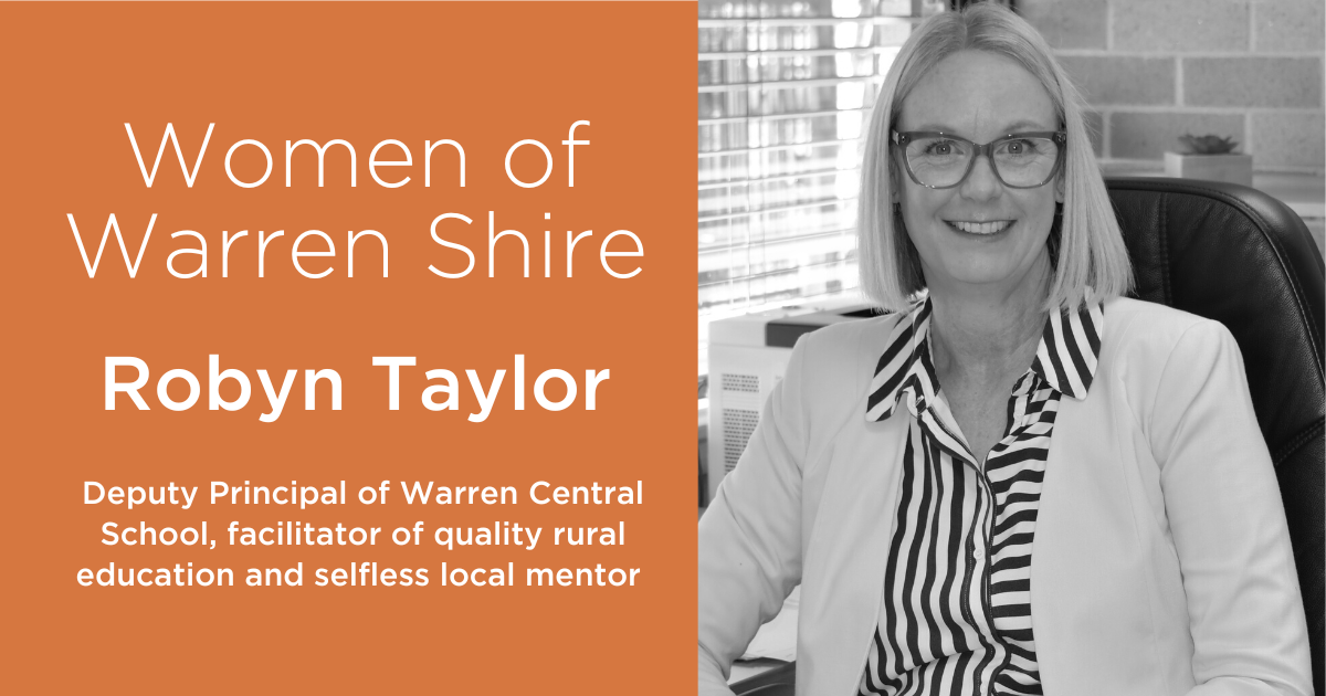 Women of Warren Shire - Robyn Taylor - Post Image